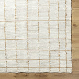 Zared Checkered Jute Area Rug - Ornate Home