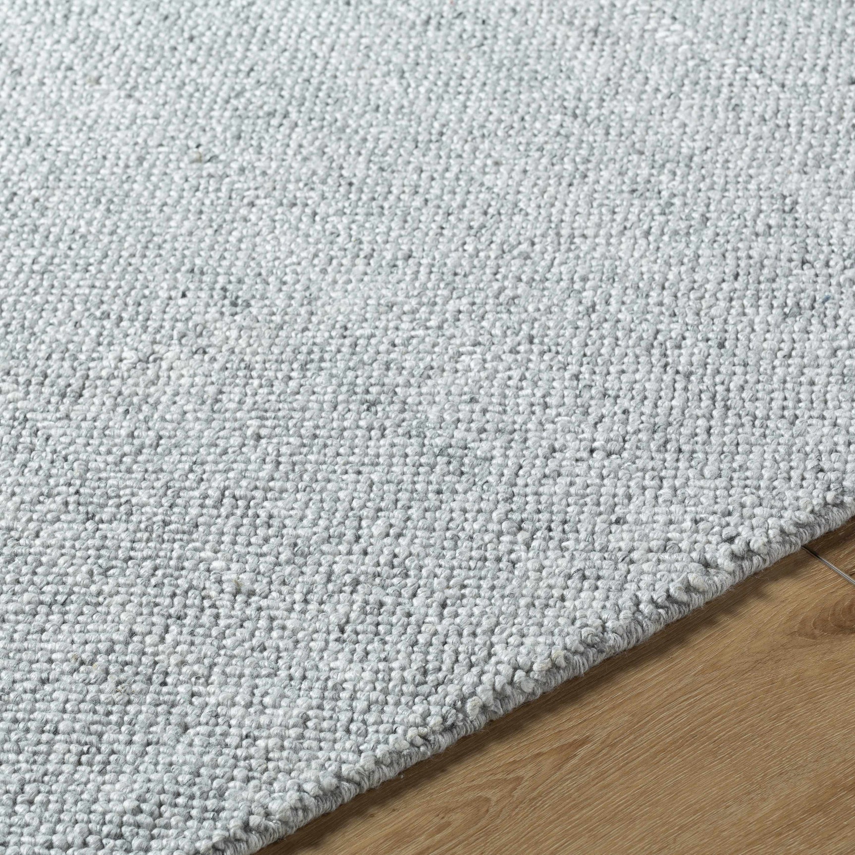 Zareh Gray Blue Solid Area Rug - Clearance - Ornate Home