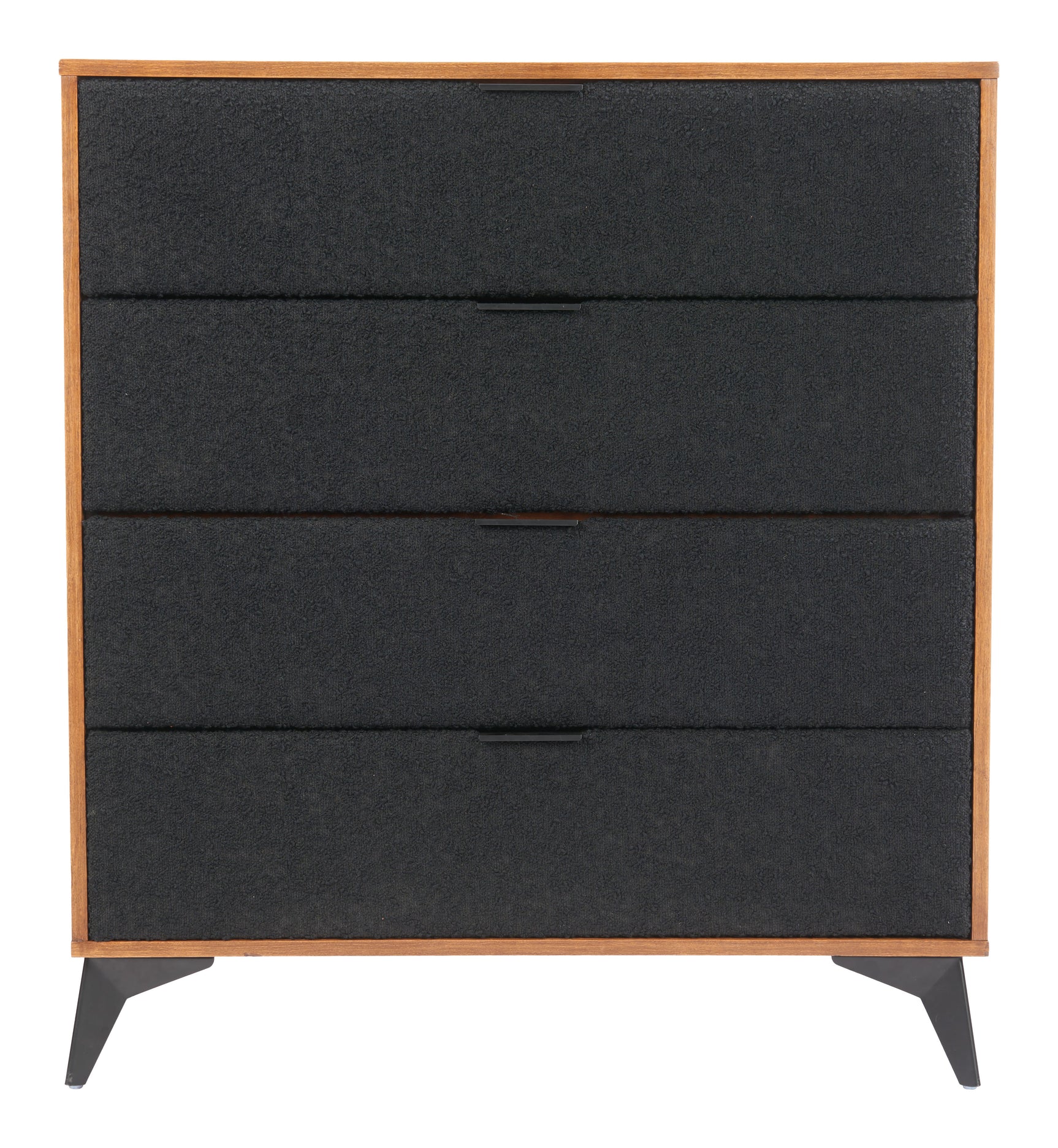 Zarif Black & Walnut Chest - Ornate Home