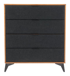 Zarif Black & Walnut Chest - Ornate Home