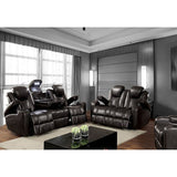 Zaurak Dark Gray Loveseat - Ornate Home