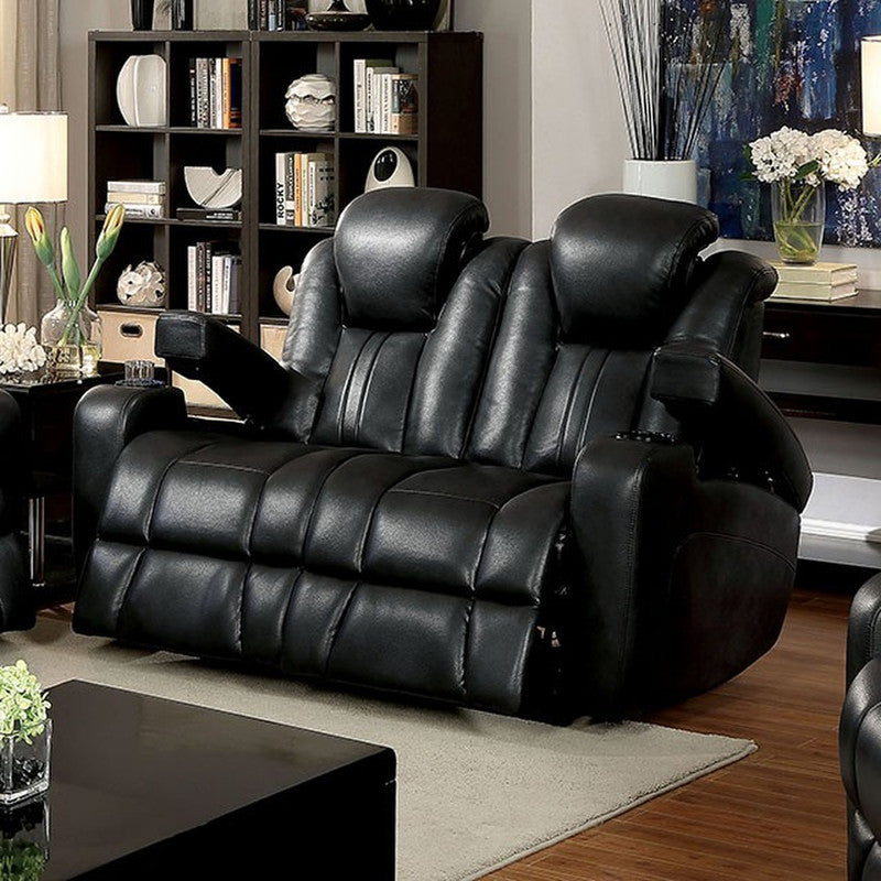 Zaurak Dark Gray Loveseat - Ornate Home