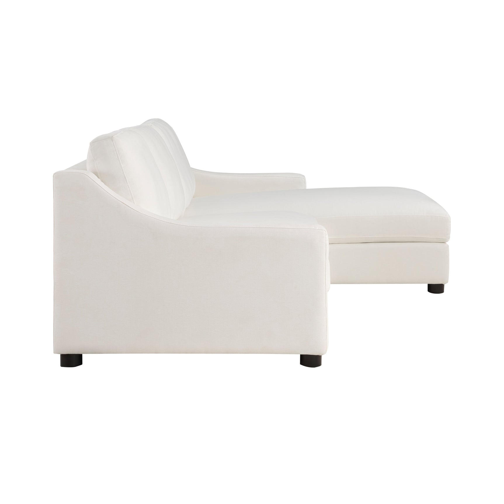 Zayden Ivory 2-Piece Sectional Right Chaise - Ornate Home
