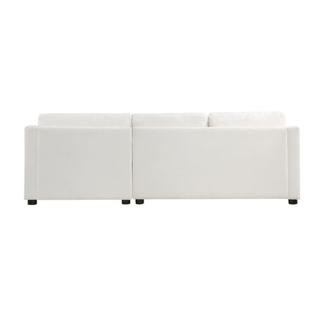 Zayden Ivory 2-Piece Sectional Right Chaise - Ornate Home