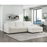 Zayden Ivory 2-Piece Sectional Right Chaise - Ornate Home
