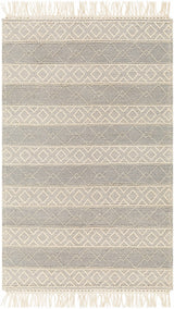 Zaza Wool Rug with Tassels - Clearance - Ornate Home