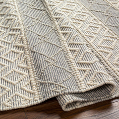 Zaza Wool Rug with Tassels - Clearance - Ornate Home