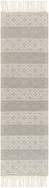 Zaza Wool Rug with Tassels - Clearance - Ornate Home