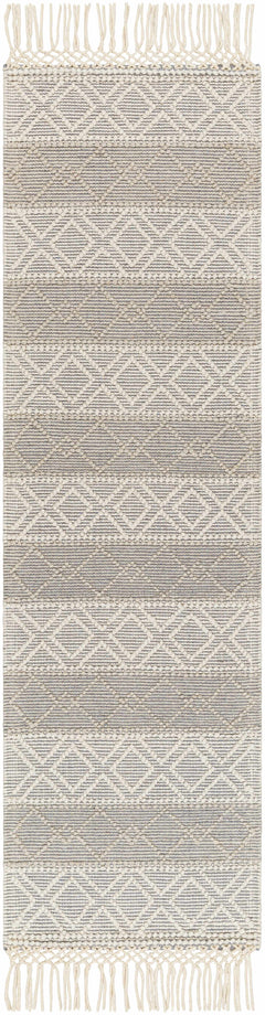 Zaza Wool Rug with Tassels - Clearance - Ornate Home