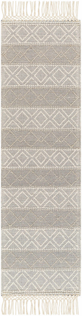 Zaza Wool Rug with Tassels - Clearance - Ornate Home