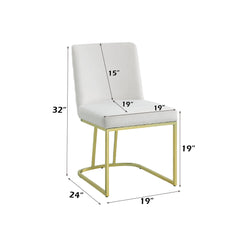 Zazie Beige Side Chair (Set of 2) - Ornate Home