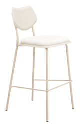 Zeal Light Gray & Beige Barstool (Set of 4)