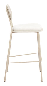 Zeal Light Gray & Beige Barstool (Set of 4)