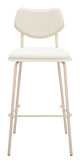 Zeal Light Gray & Beige Barstool (Set of 4)