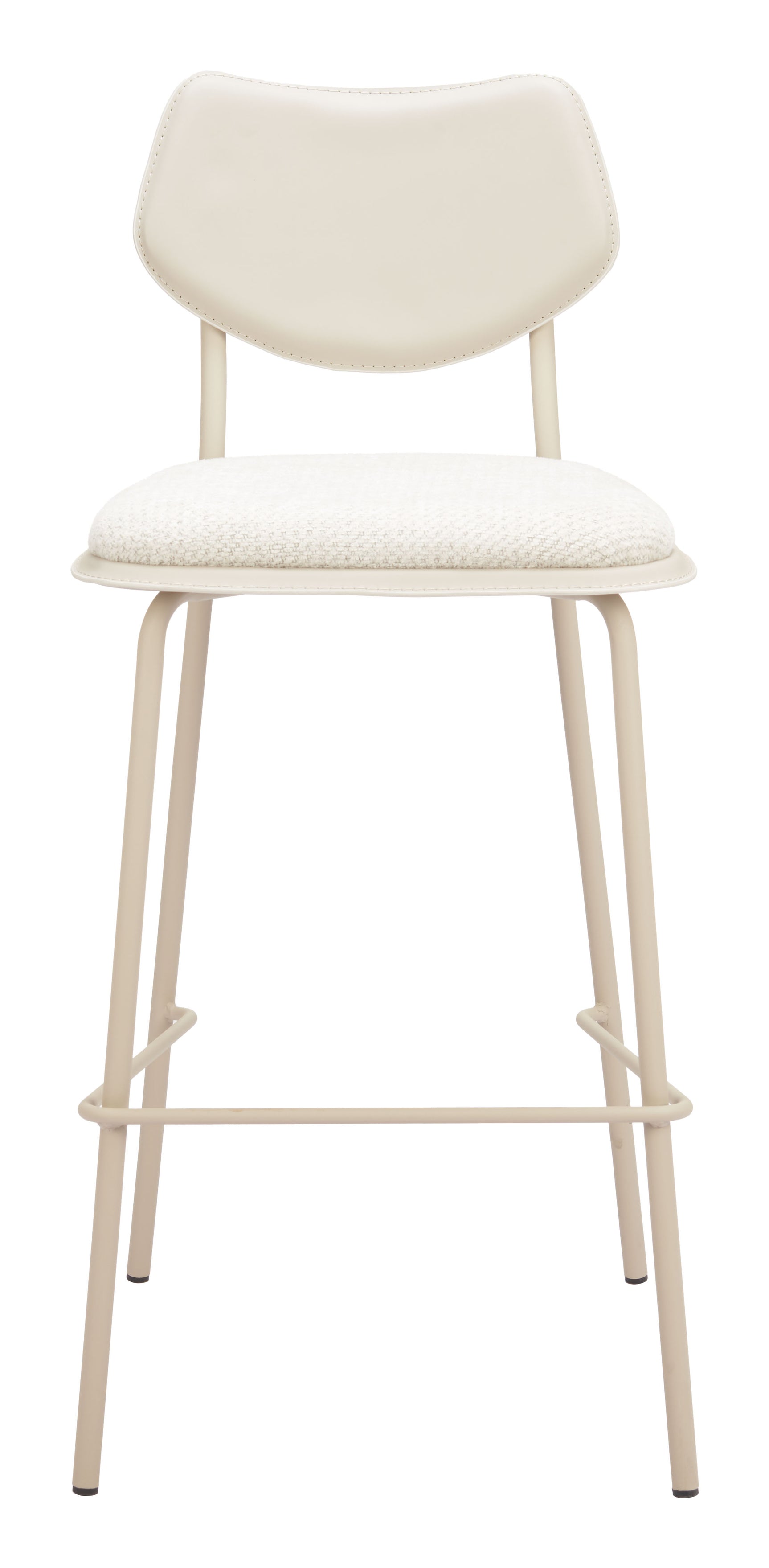Zeal Light Gray & Beige Barstool (Set of 4)