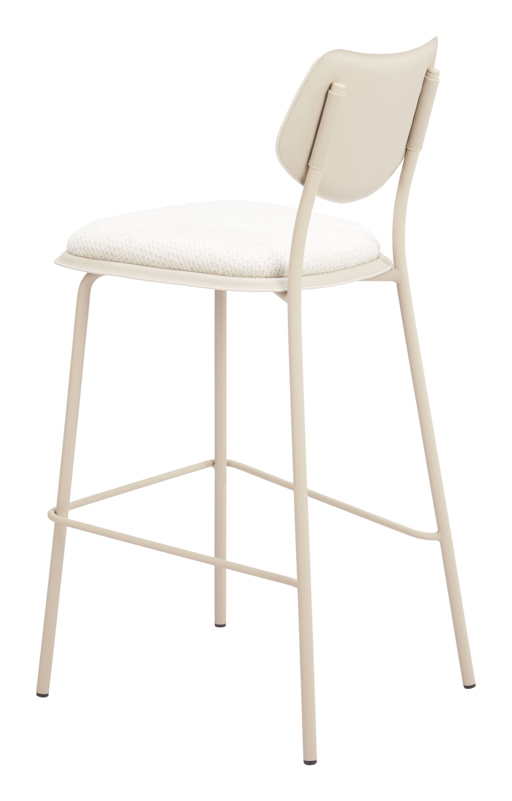 Zeal Light Gray & Beige Barstool (Set of 4)