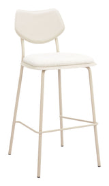 Zeal Light Gray & Beige Barstool (Set of 4)