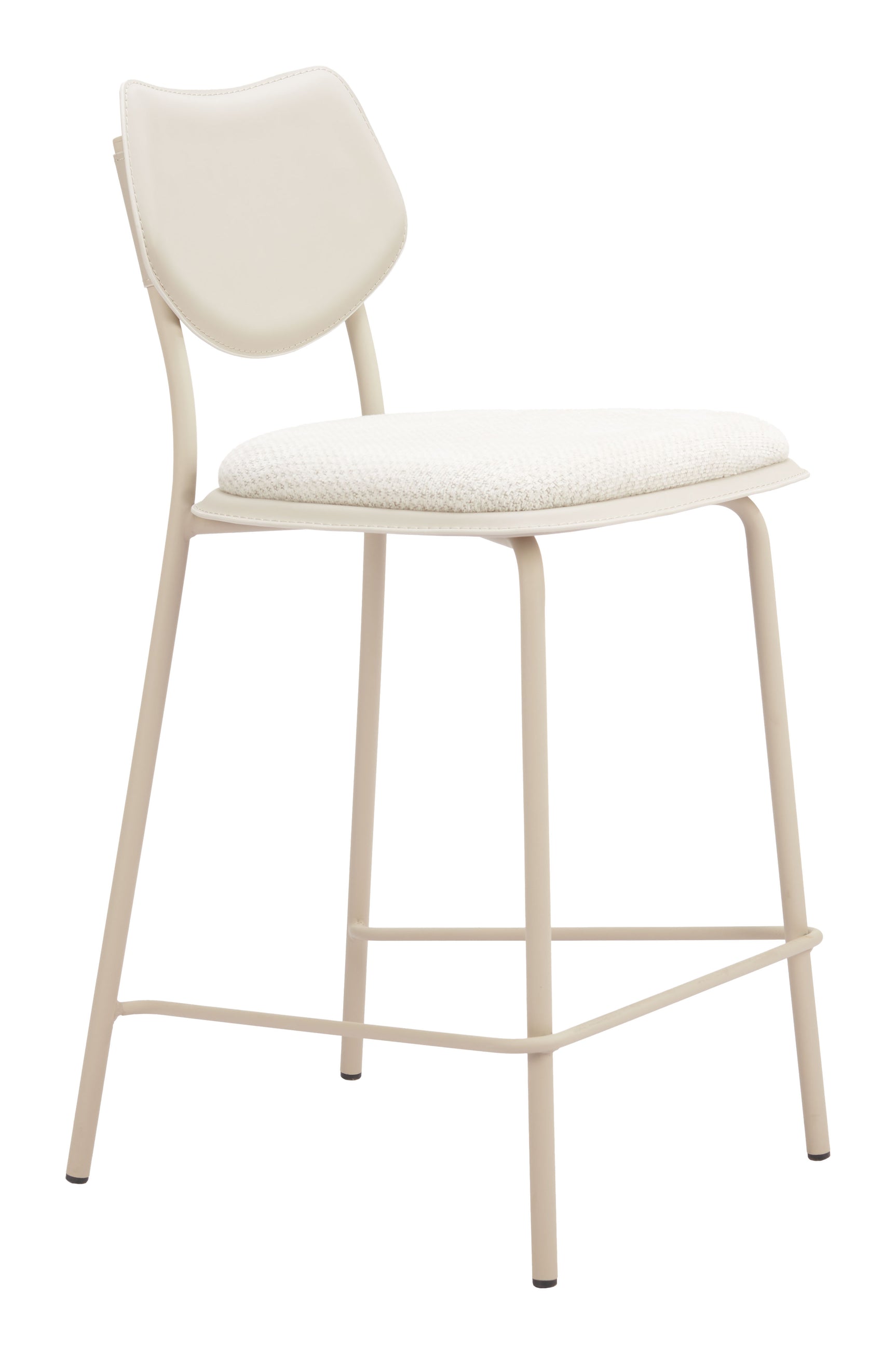 Zeal Light Gray & Beige Counter Stool (Set of 4)