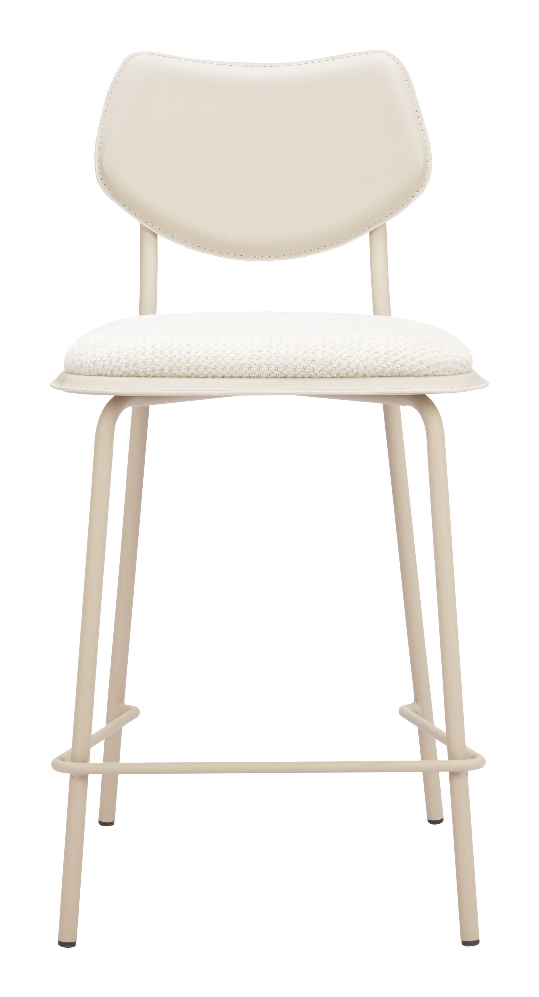 Zeal Light Gray & Beige Counter Stool (Set of 4)