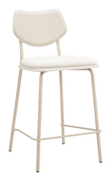 Zeal Light Gray & Beige Counter Stool (Set of 4)
