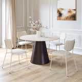 Zeal Light Gray & Beige Dining Chair (Set of 4)