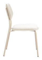 Zeal Light Gray & Beige Dining Chair (Set of 4)