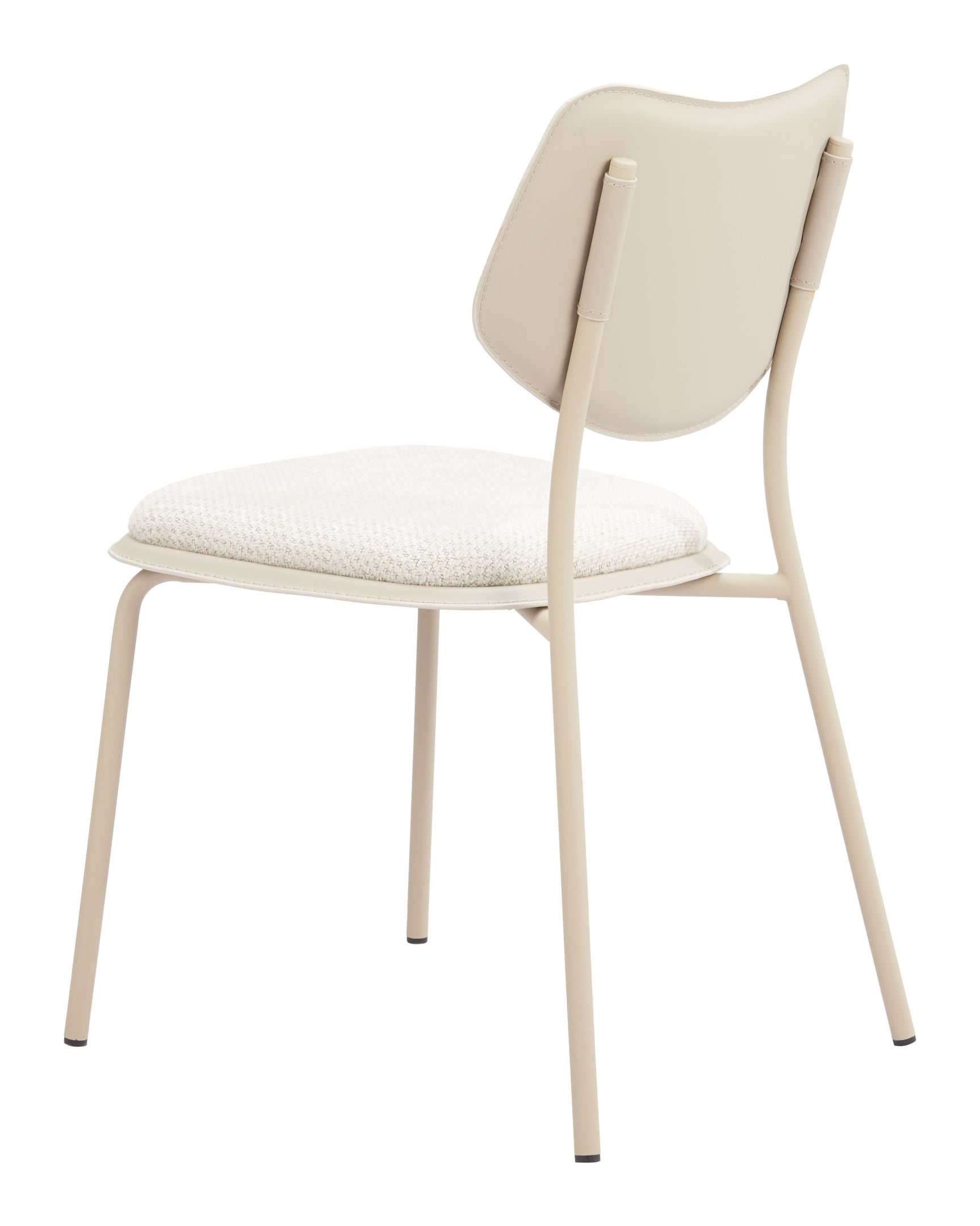 Zeal Light Gray & Beige Dining Chair (Set of 4)
