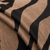 Zebra Striped Chenille Throw Sofa Cover Full-Cover Decorative Furniture Slipcover - Ornate Home