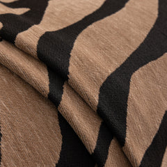 Zebra Striped Chenille Throw Sofa Cover Full-Cover Decorative Furniture Slipcover - Ornate Home