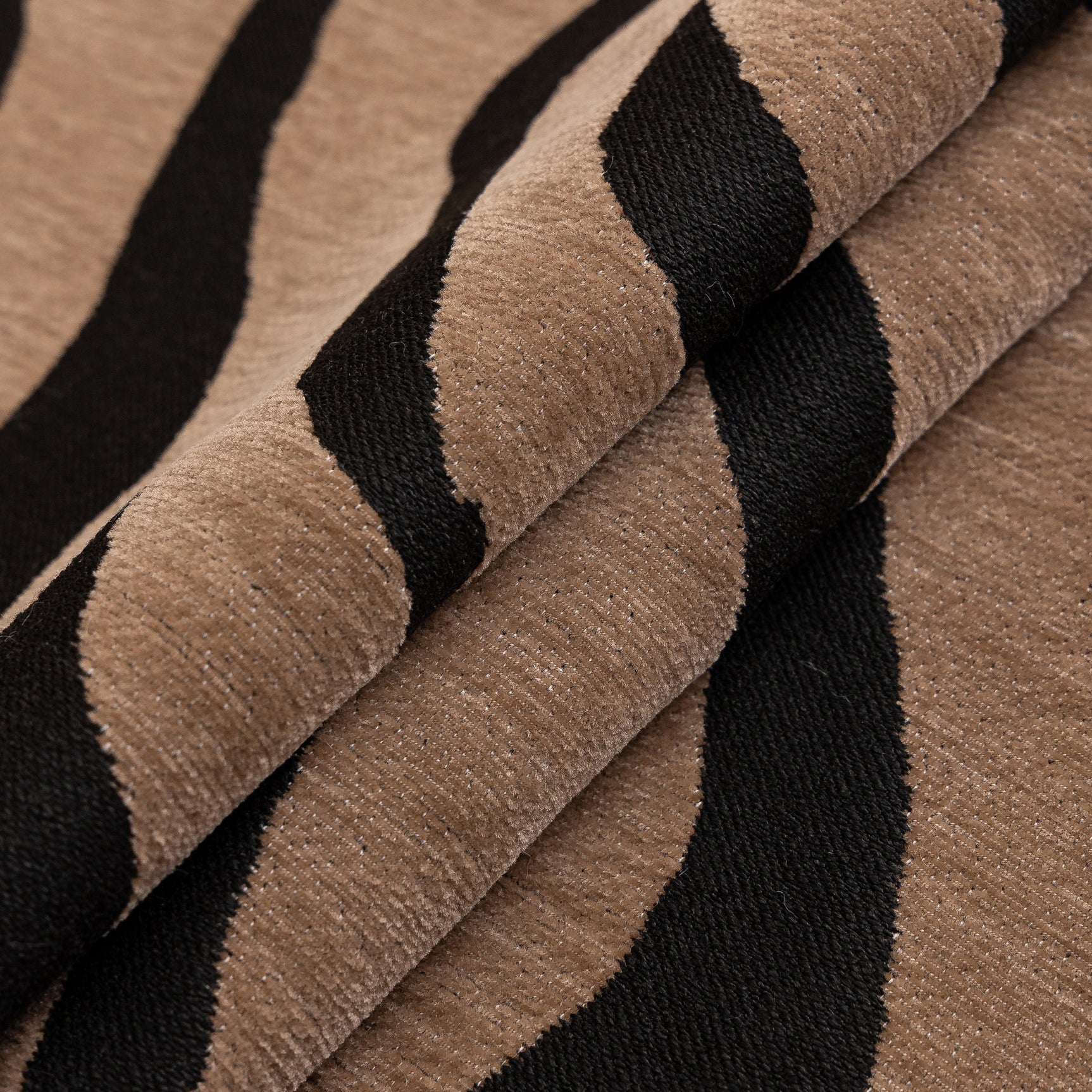 Zebra Striped Chenille Throw Sofa Cover Full-Cover Decorative Furniture Slipcover - Ornate Home