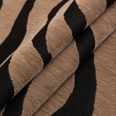 Zebra Striped Chenille Throw Sofa Cover Full-Cover Decorative Furniture Slipcover - Ornate Home