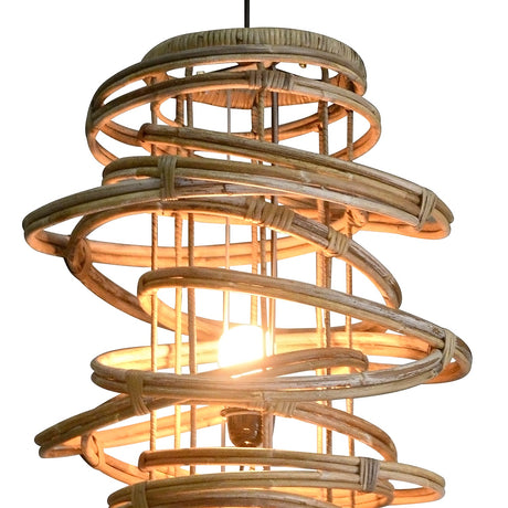 Zedar Natural Pendant Light - Ornate Home