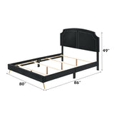 Zeena Eastern King Bed - Ornate Home