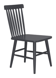 Zeilen Black Dining Chair (Set of 2) - Ornate Home
