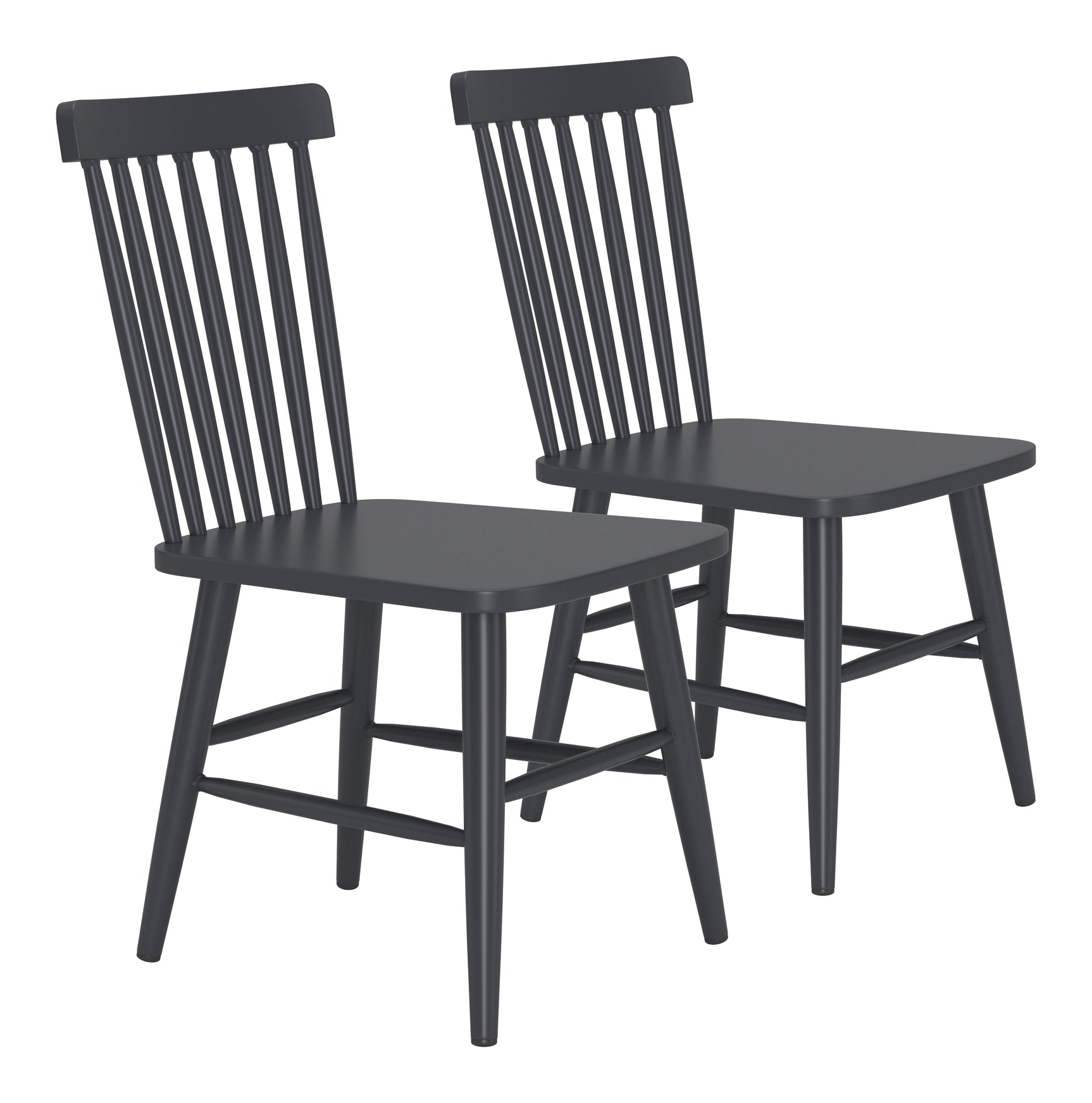 Zeilen Black Dining Chair (Set of 2) - Ornate Home