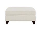 Zeke Ivory Ottoman - Ornate Home