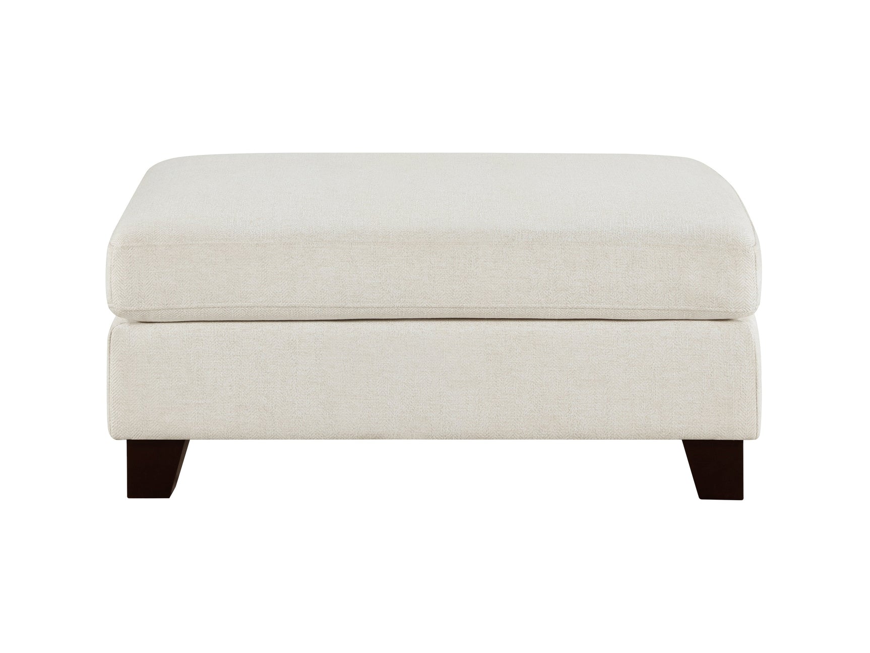 Zeke Ivory Ottoman - Ornate Home