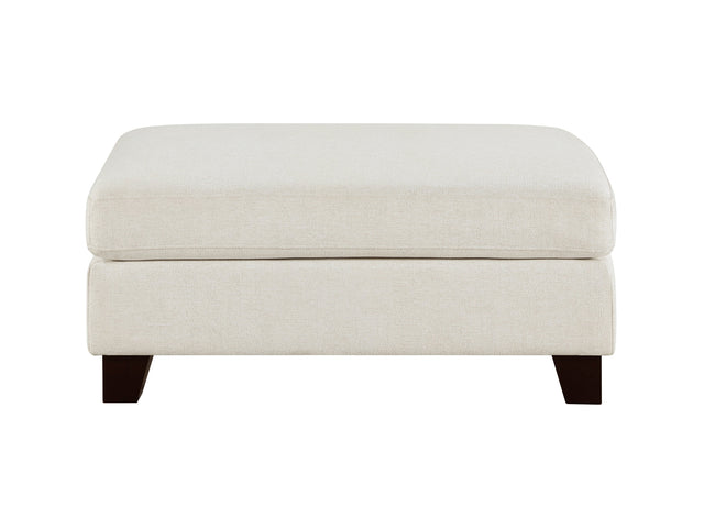 Zeke Ivory Ottoman - Ornate Home