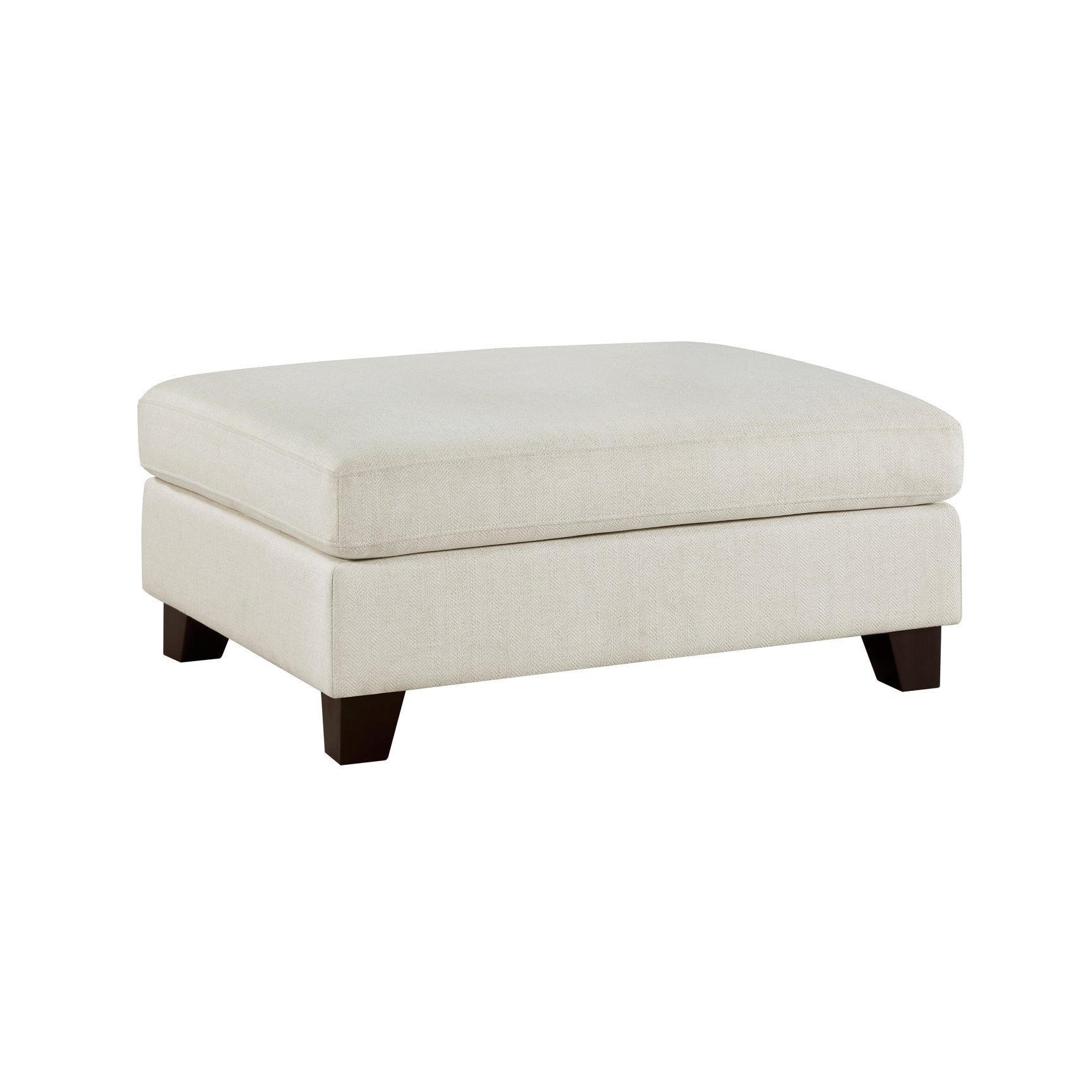Zeke Ivory Ottoman - Ornate Home