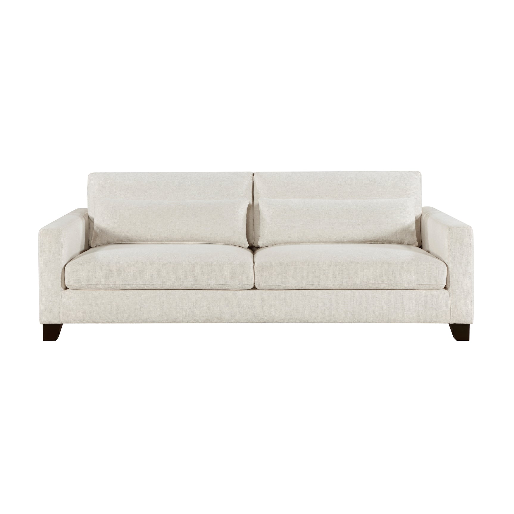 Zeke Ivory Sofa & Ottoman - Ornate Home