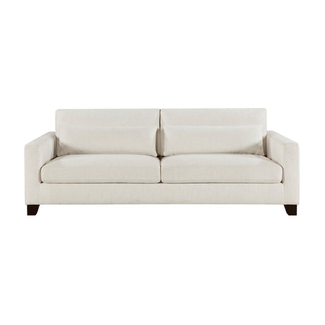 Zeke Ivory Sofa & Ottoman - Ornate Home