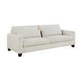 Zeke Ivory Sofa & Ottoman - Ornate Home