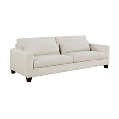 Zeke Ivory Sofa & Ottoman - Ornate Home