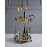 Zekera Champagne Serving Cart - Ornate Home