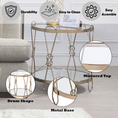 Zekera End Table - Ornate Home