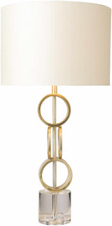 Zell Gold Crystal Table Lamp - Clearance - Ornate Home