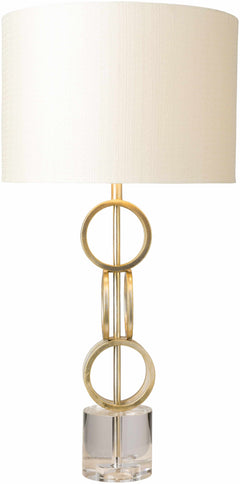 Zell Gold Crystal Table Lamp - Clearance - Ornate Home