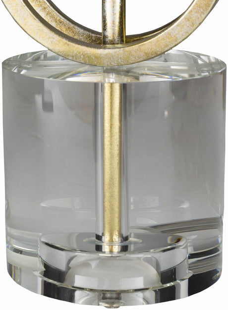 Zell Gold Crystal Table Lamp - Ornate Home