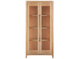Zella Natural Oak Display Cabinet - Ornate Home