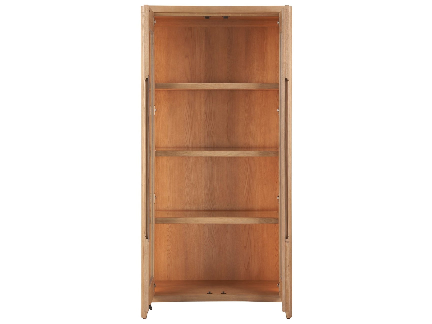Zella Natural Oak Display Cabinet - Ornate Home